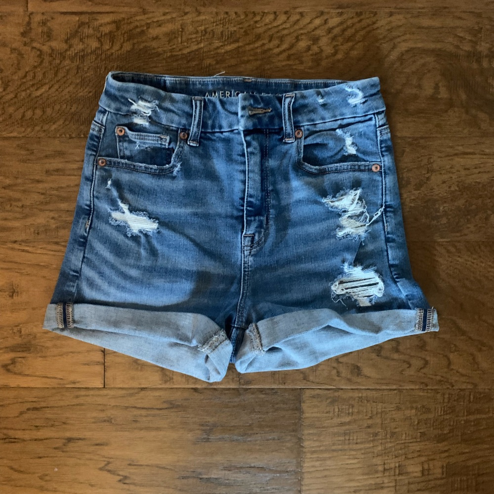 American Eagle jean shorts size 2 super stretch